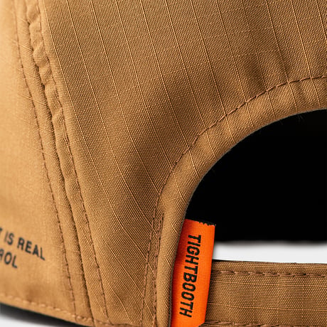 TIGHTBOOTH  RIPSTOP SIDE LOGO CAMP CAP - Black