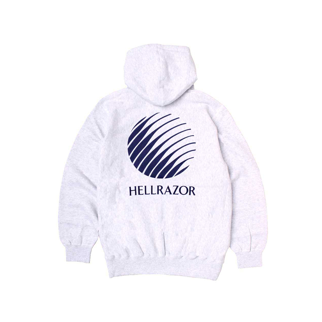 HELLRAZOR LOGO EMB FULL ZIP HOODIE | STEEZ CRE