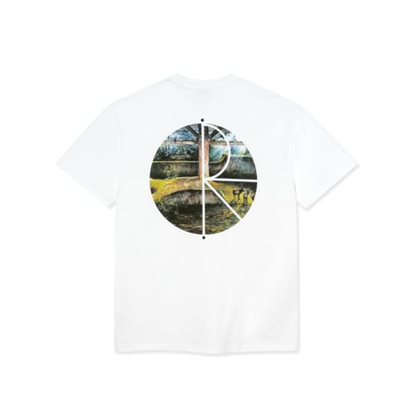 POLAR FILL LOGO BURNSIDE TEE - White