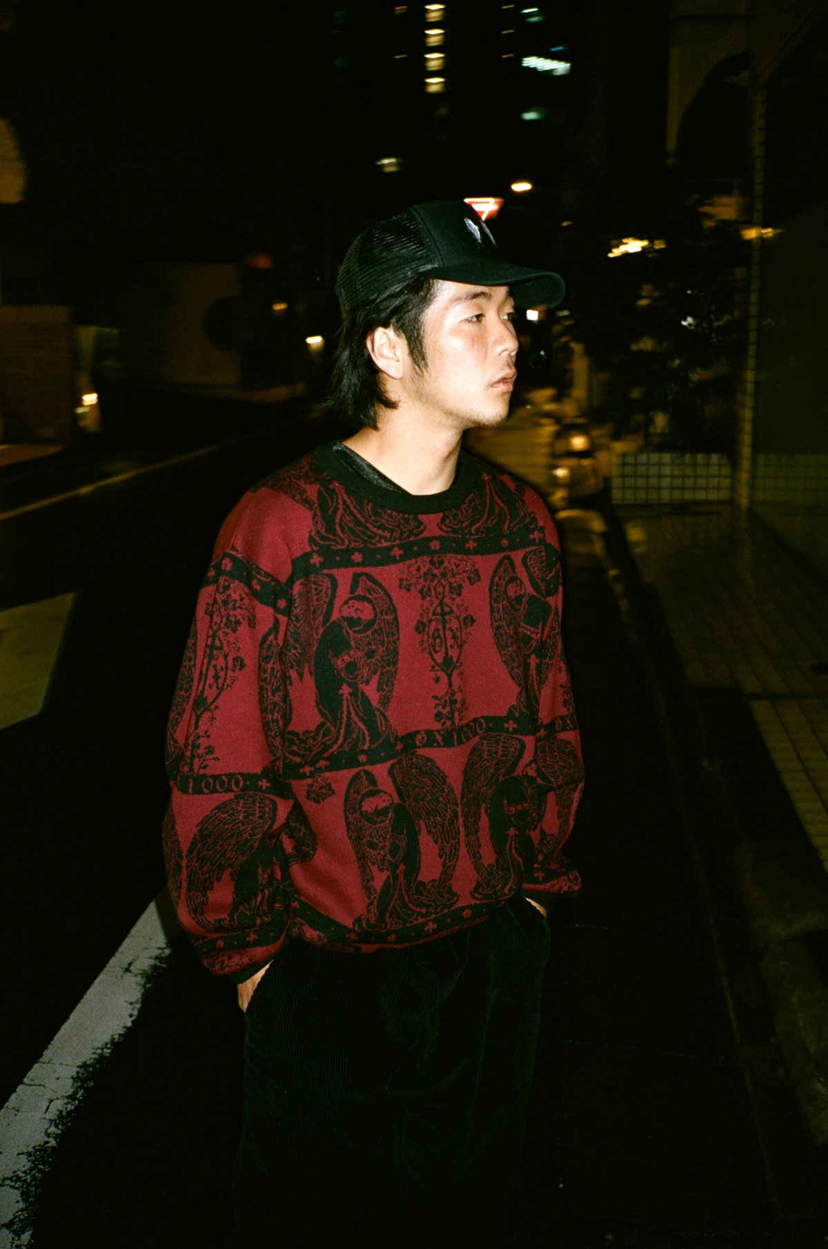 GX1000 JACQUARD KNIT ANGEL SWEATER | STEEZ CRE