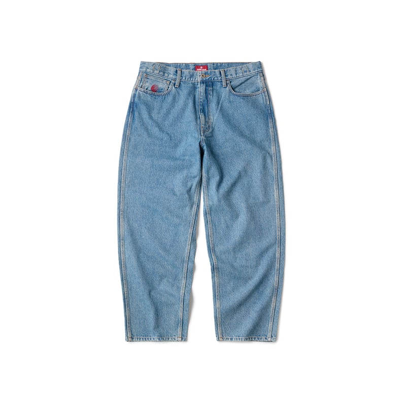 HELLRAZOR BAGGIE DENIM PANTS Ｌ HELLRAZOR BAGGIE DENIM PANTS L