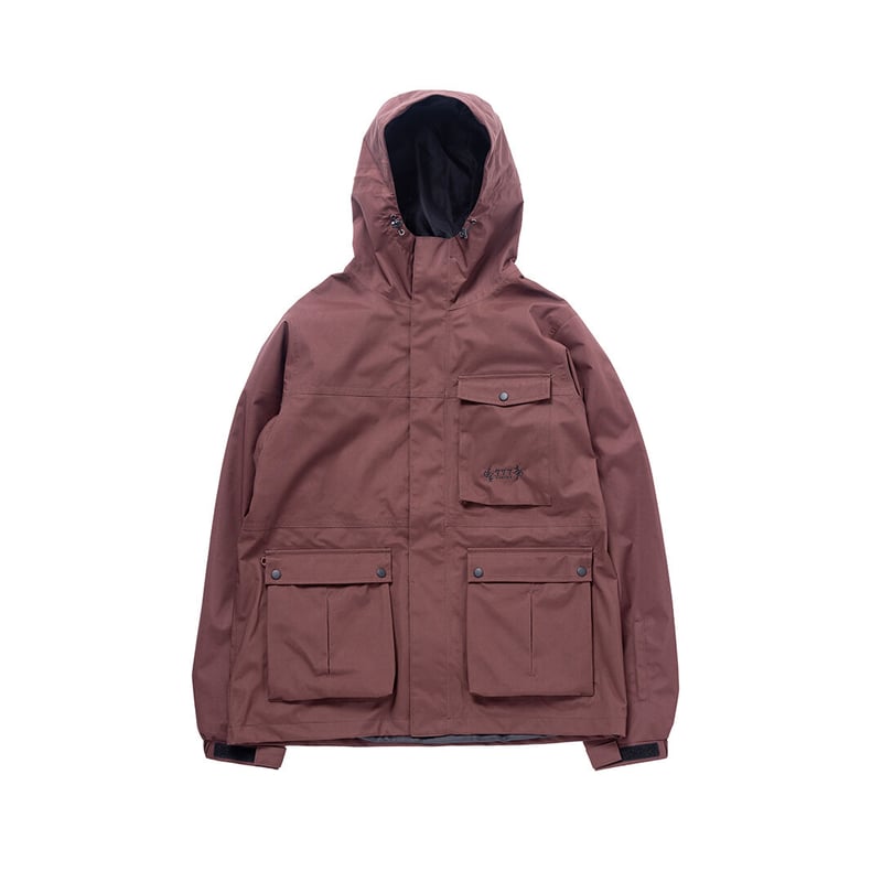 NOMADIK 777 JKT - Burgundy | STEEZ CREATIVE