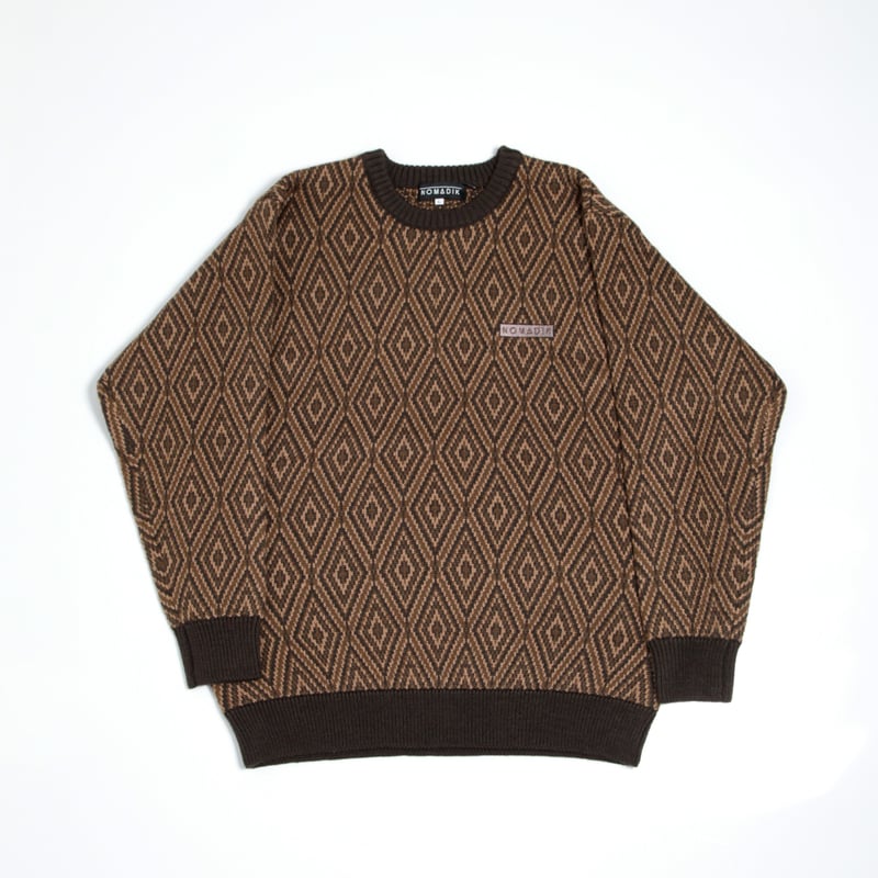 NOMADIK RHOMBUS JACQUARD SWEATER | STEEZ CREA