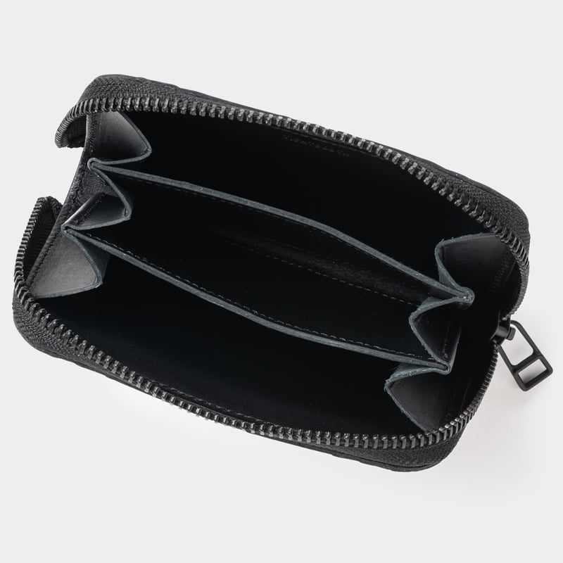 タイトブース　CHECKERPLATE LEATHER ZIP WALLET CHECKER PLATE LEATHER ZIP WALLET - TIGHTBOOTH® タイトブース