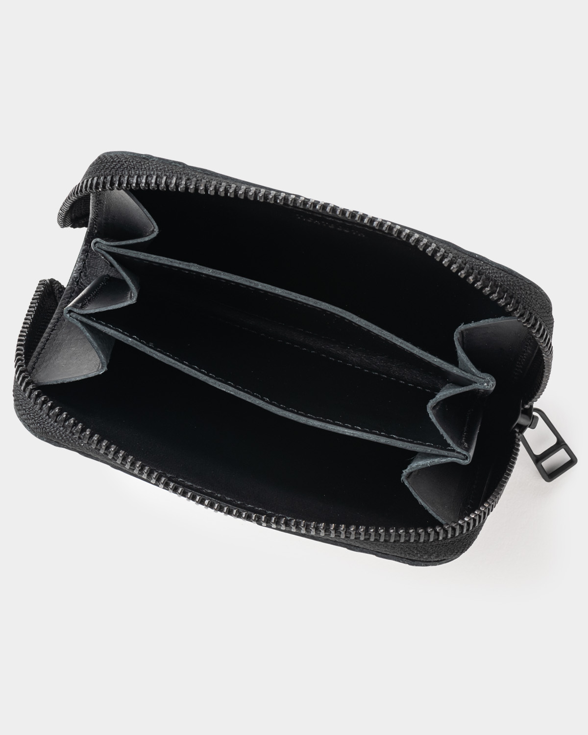 TIGHTBOOTH CHECKER PLATE LEATHER ZIP WALLET -