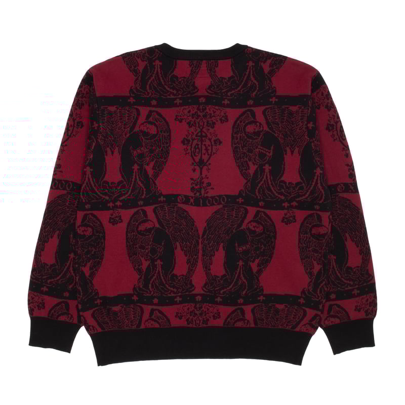 GX1000 JACQUARD KNIT ANGEL SWEATER | STEEZ CRE