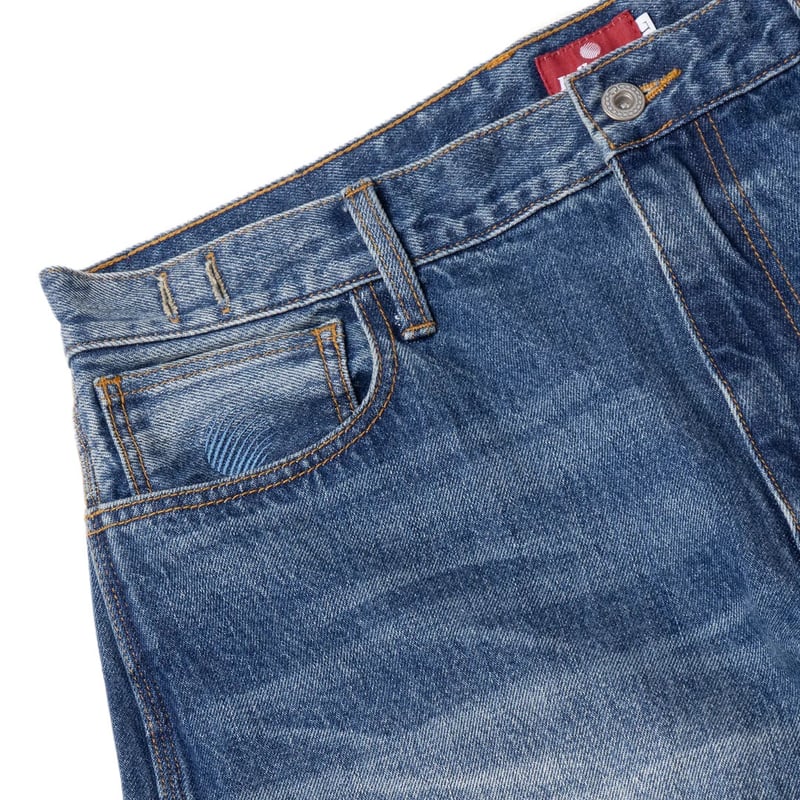 メ*ン様 HELLRAZOR BAGGIE DENIM PANTS Hellrazor - BAGGIE DENIM PANTS - ONE WASH INDIGO / デニムパンツ
