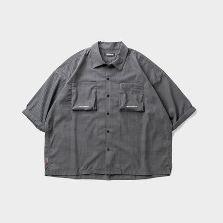 TIGHTBOOTH  SEERSUCKER ROLL UP SHIRT