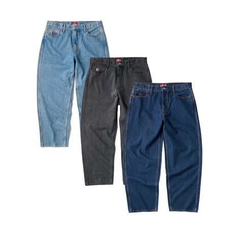 HELLRAZOR  BAGGIE DENIM PANTS