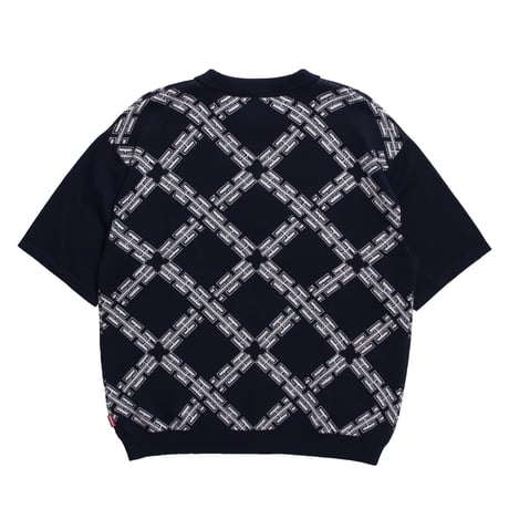 HELLRAZOR   H CHAIN POLO KNIT