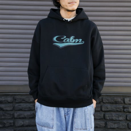 CALM LOGO HOODIE - Black