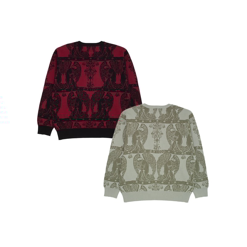 GX1000 JACQUARD KNIT ANGEL SWEATER | STEEZ CRE