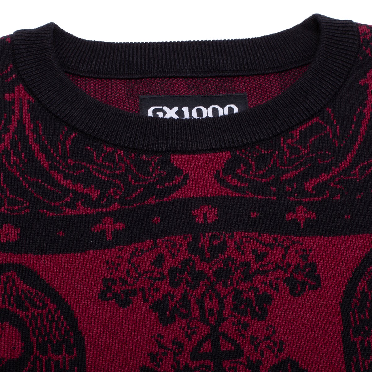 GX1000 JACQUARD KNIT ANGEL SWEATER | STEEZ CRE