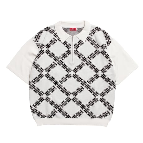 HELLRAZOR   H CHAIN POLO KNIT