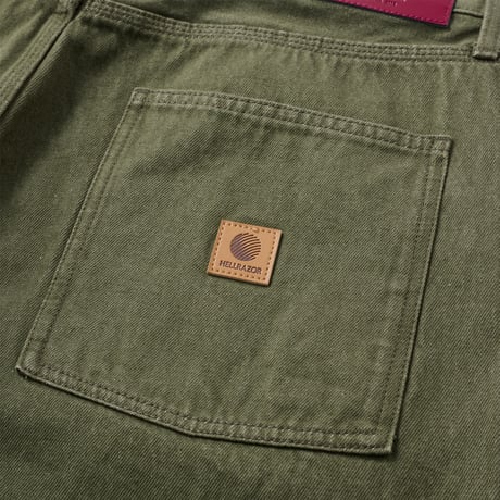 HELLRAZOR   BAGGIE DENIM PANTS