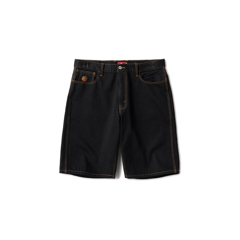 HELLRAZOR BAGGIE DENIM SHORTS | STEEZ CREATIVE