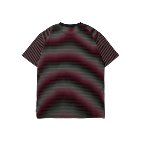 HELLRAZOR  H STRIPED SHIRT - BROWN/GREY