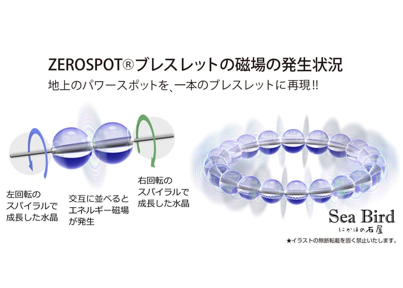 バランスブレスレット 水晶ZEROSPOT®︎ブレスレット | にかほの石屋