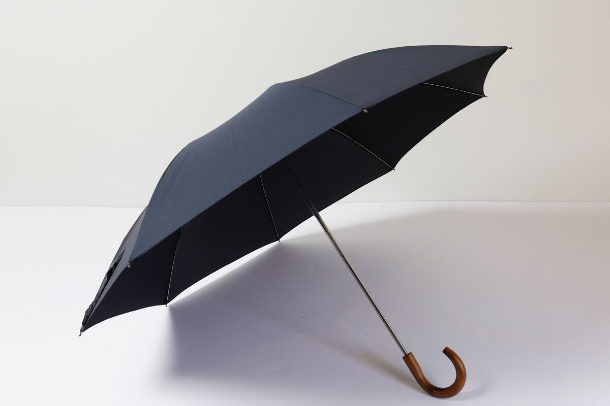 Fox Umbrellas 折り畳み傘TELESCOPIC SMALL ネイビー | LIDT Fox Umbrellas 折り畳み傘TELESCOPIC SMALL ネイビー | LIDT