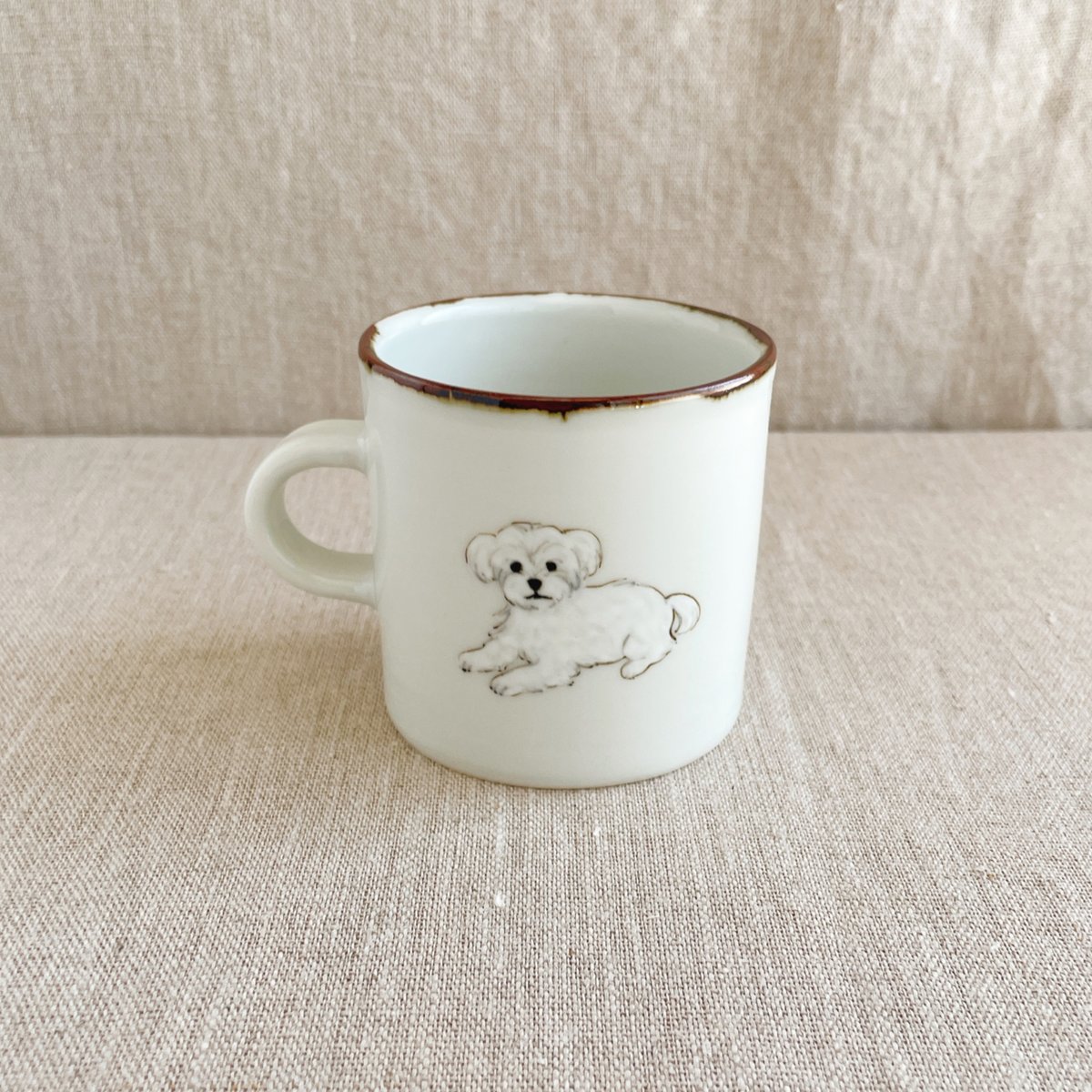 マルチーズマグカップ | nao uchimura 内村七生