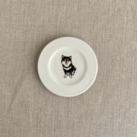 豆柴黒豆皿