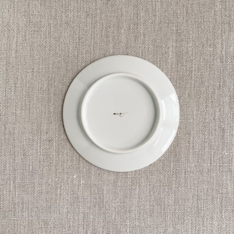 鶴と梅小皿