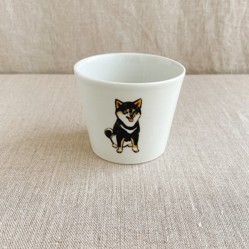 豆柴黒フリーカップ | nao uchimura 内村七生