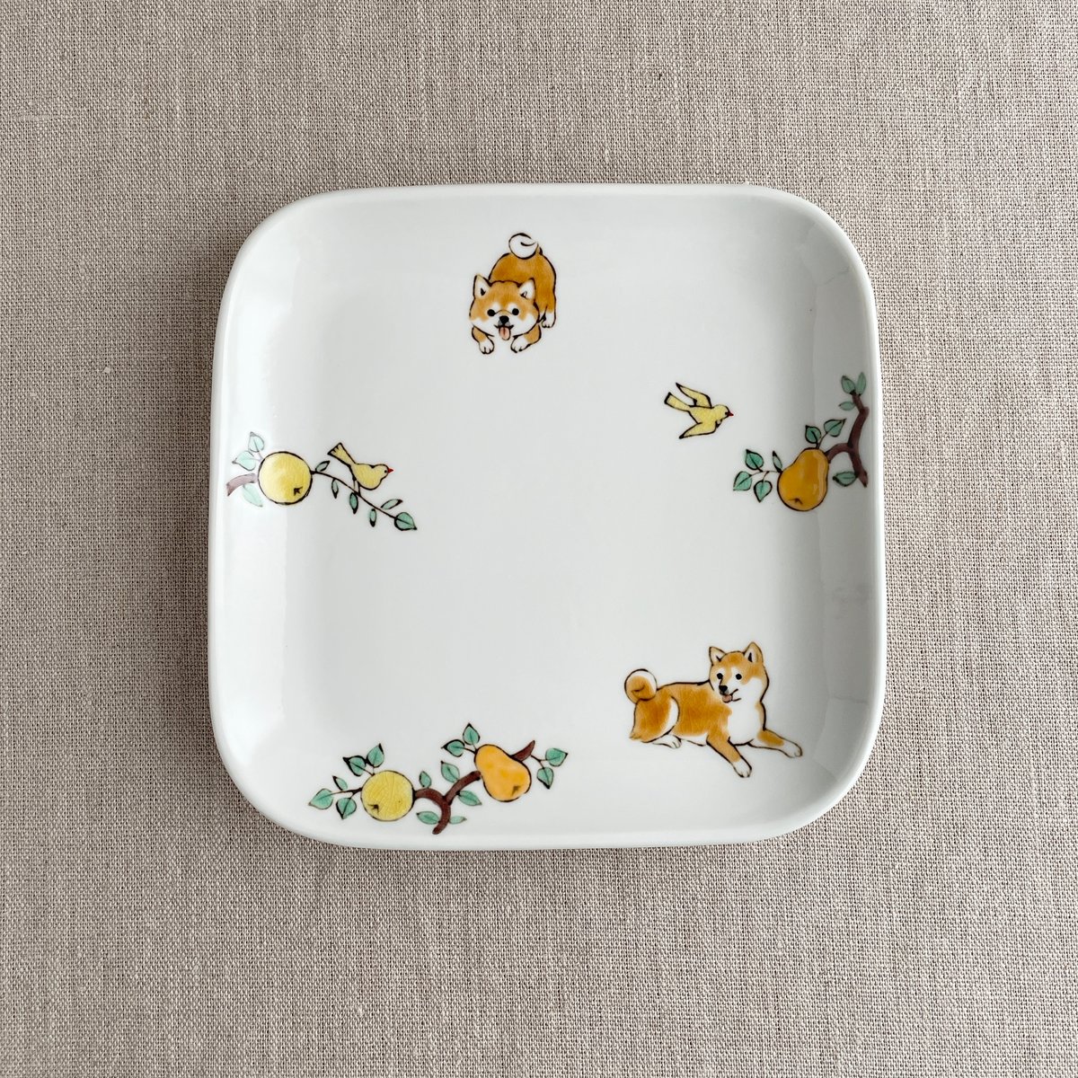 柴犬パン皿(大) | nao uchimura 内村七生