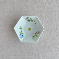 ブルースター六角小鉢