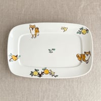 柴犬サンドイッチ皿