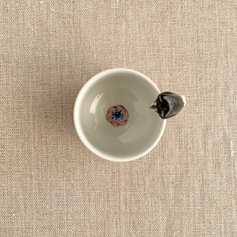 【内村七生】　柴犬・黒柴おちょこ　2点セット 黒柴おちょこB | nao uchimura 内村七生