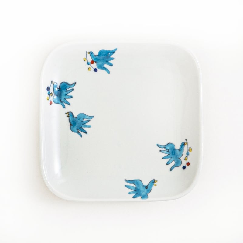 青い鳥パン皿(小) | nao uchimura 内村七生