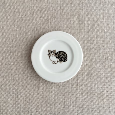 サバ白豆皿