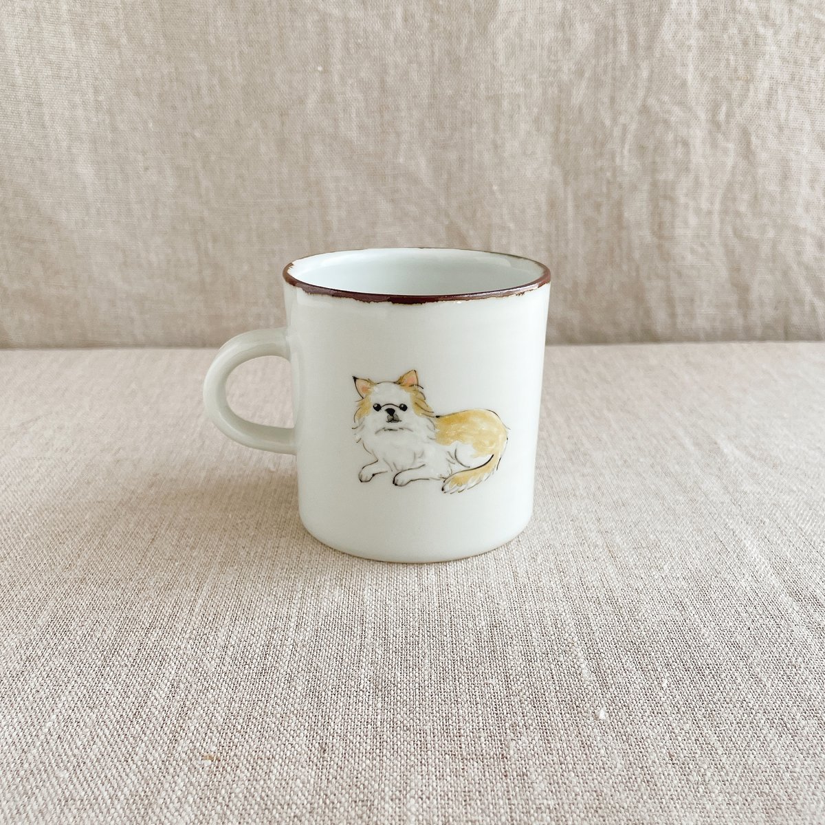チワワマグカップ（ベージュ） | nao uchimura 内村七生