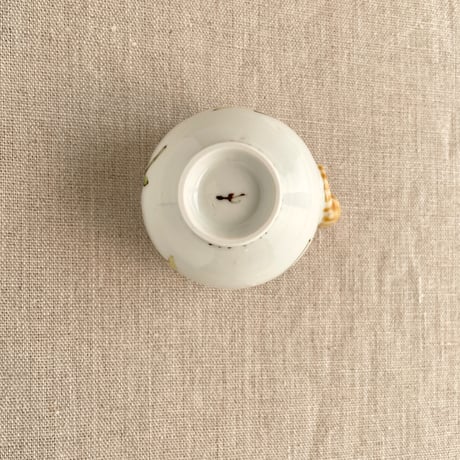 茶白猫ぐい呑