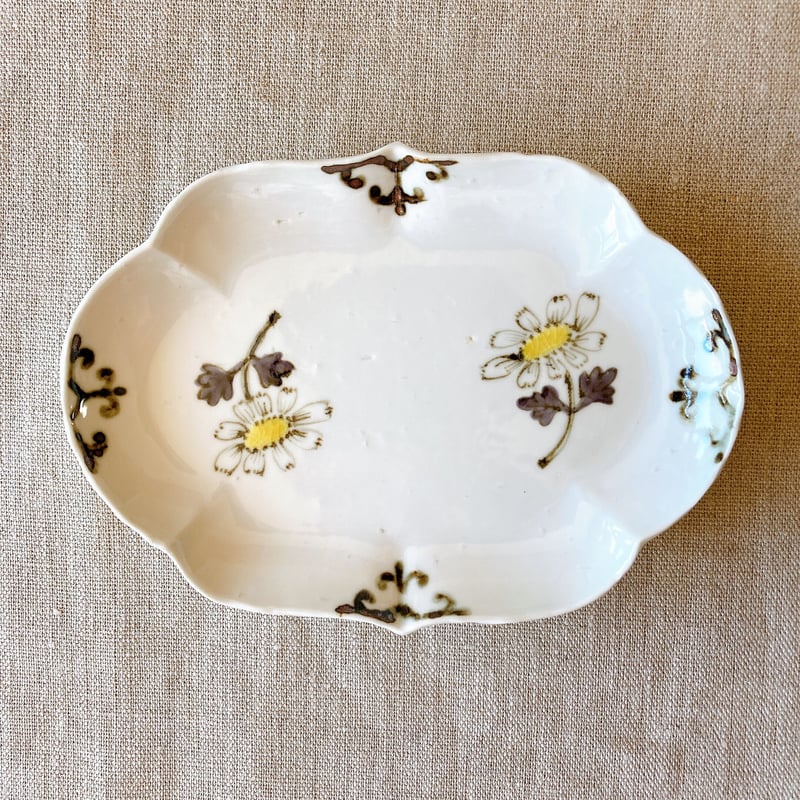 マーガレット雲形皿 | nao uchimura 内村七生