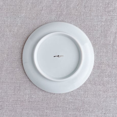 茶白猫4寸皿