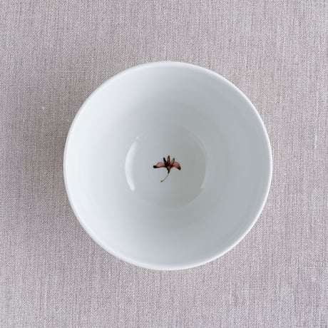 色絵花実文小丼