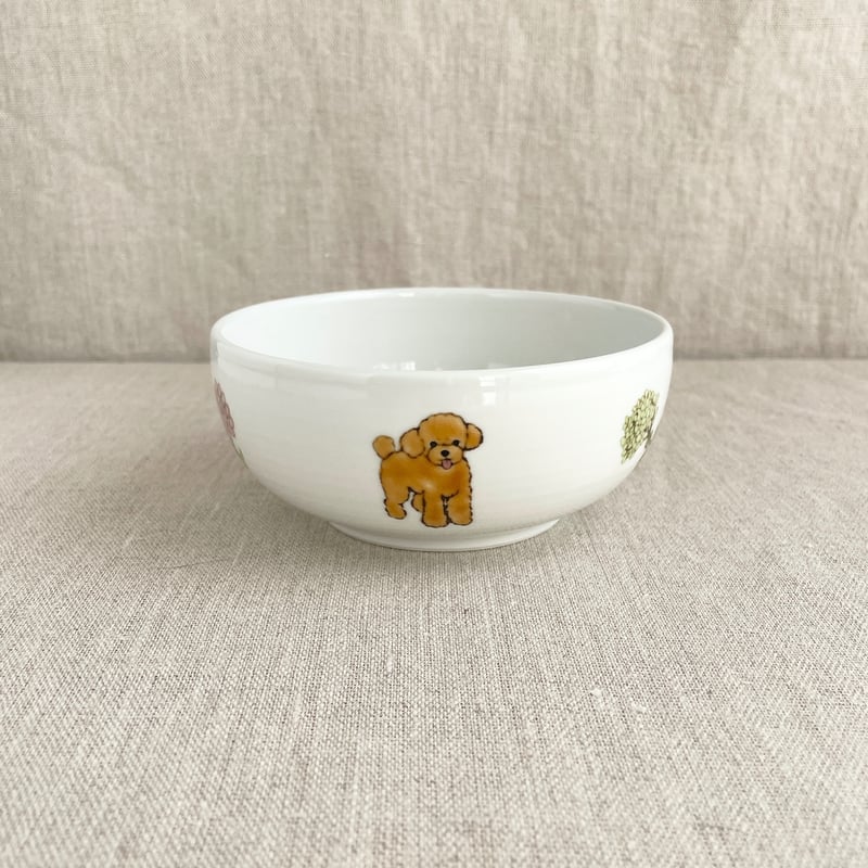 トイプードル（アプリコット）丸鉢 | nao uchimura 内村七生