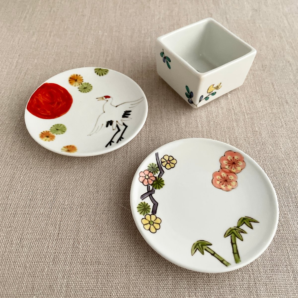 19.枡小鉢と小皿3点セット（コモゴモ市） | nao uchimura 内村七生