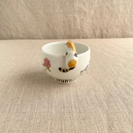 ミケ猫ぐい呑