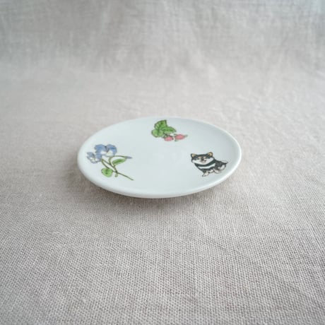 黒柴小皿