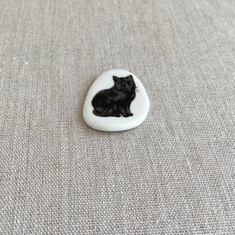 箸置き　黒猫