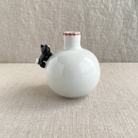 黒柴vase フラスコ形