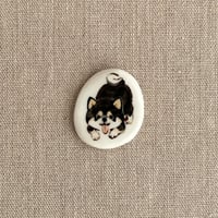箸置き　黒柴
