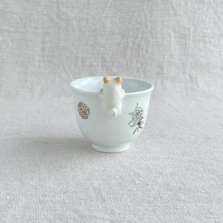 白柴チューリップ形ぐい呑み