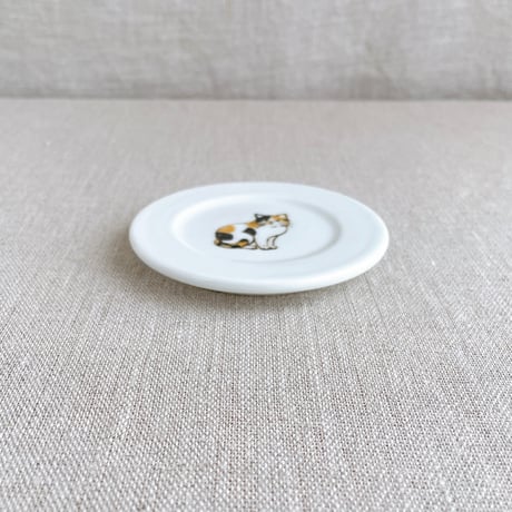 ミケ猫豆皿