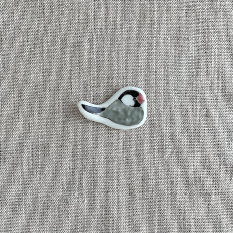 箸置き　文鳥(桜)