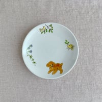 トイプードル（アプリコット）5寸皿