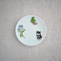 黒柴小皿